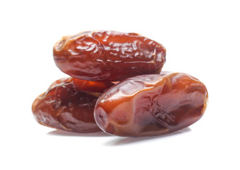 Dates isolated on white background