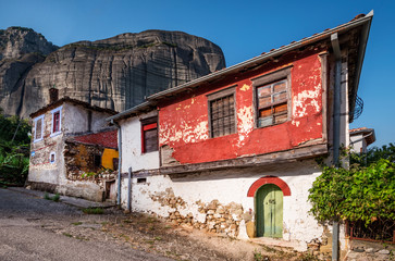 an old house in the up town of Kastraki, is standing right at the feet of the famous rocks of meteora