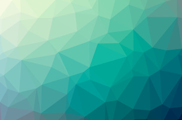 Obraz premium Illustration of abstract Blue And Green horizontal low poly background. Beautiful polygon design pattern.