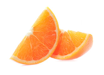 Orange fruit  isolated on white background