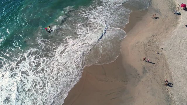 Aerial view on Puerto Escondido in Oaxaca Mexico