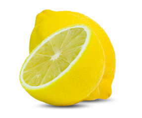 lemon fruit  isolated on white background