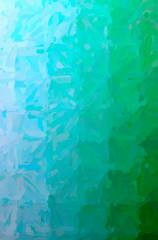 Abstract illustration of green Impressionist Impasto background