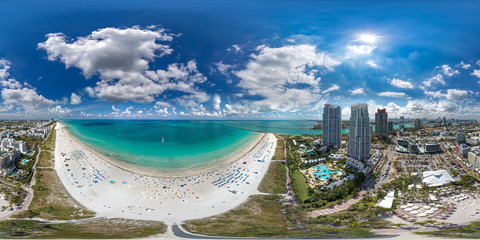 South Beach Miami Beach, Florida 360 Panorama Aerial