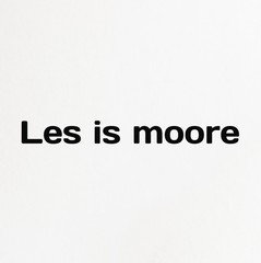 Less is more, design quote with a simple idea.