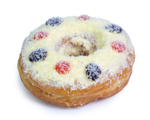 donuts isolated on white background