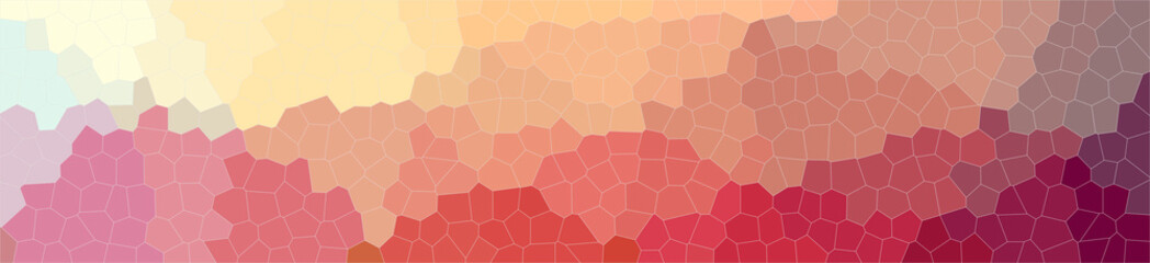 Abstract illustration of red Small Hexagon background