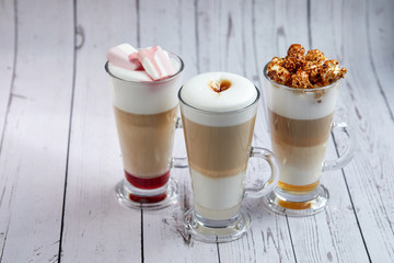 different kinds of coffee drink