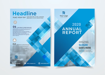 Business brochure template design.Cover layout for annual report ,presentation,leaflet and Abstract banner for advertising. A4 size vector illustration.