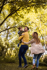 They're as happy as can be.