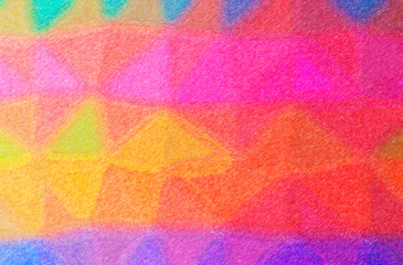 Abstract illustration of green, pink Color Pencil High Coverage background