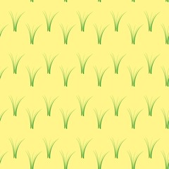 seamless pattern with grass