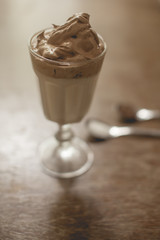 Iced Dalgona Coffee, a trendy fluffy creamy whipped coffee