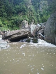 Fototapeta premium river in the mountains