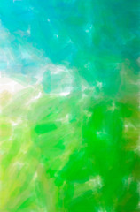 Abstract illustration of blue, green Watercolor background