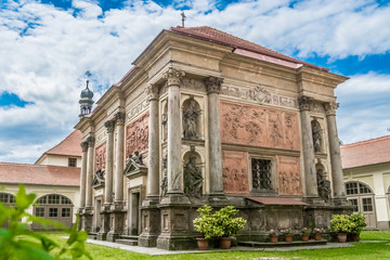 Loreto Kapelle, Rumburk, B&ouml;hmisch, Tschechien,  Kapuzinerkloster, Marienkapelle,  Architektur, Bauwerk, Kirche, Alt, Geschichte, Religion, Monument, Geschichtlich, Historisch, Katholik, Museum, Kunst