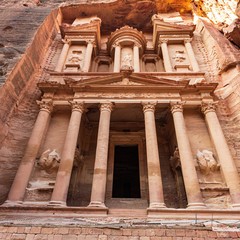 Naklejka premium El Khasneh al Faroun, Petra - Giordania