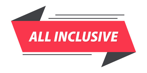 All inclusive banner
