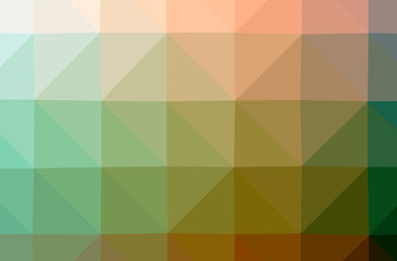 Obraz premium Illustration of abstract Orange horizontal low poly background. Beautiful polygon design pattern.