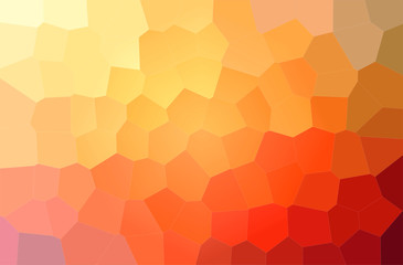 Abstract illustration of orange Big Hexagon background