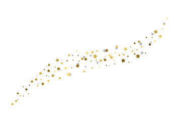 Starry a white background. Vector