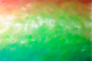 Fototapeta na wymiar Abstract illustration of green, yellow Watercolor background