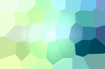 Fototapeta na wymiar Abstract illustration of blue, green Giant Hexagon background