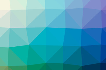 Fototapeta na wymiar Illustration of abstract Blue, Green And Purple horizontal low poly background. Beautiful polygon design pattern.
