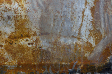 Rusty metal texture background. Grunge texture of old metal. 