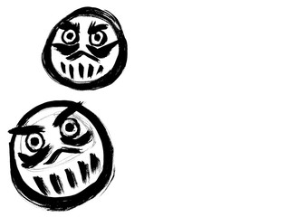 Illustration of Daruma