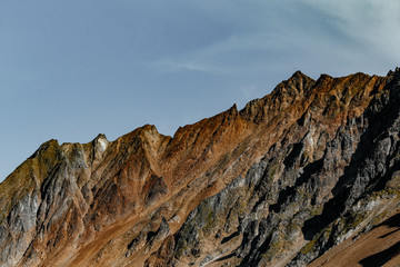 Rocks of the volcanic circus. Kamchatka Peninsula