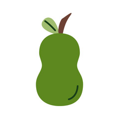 avocado fresh flat style icon