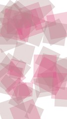 Multicolored translucent hexagons on white background. Vertical image orientation. 3D illustration