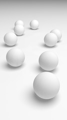 White abstract background. Lowpoly backdrop. Crumpled paper. 3D illustration