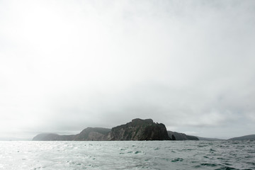 Fototapeta na wymiar Cliffs in the Pacific