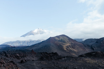 Cracked Lava Breaks Near Tolbachik Volcano