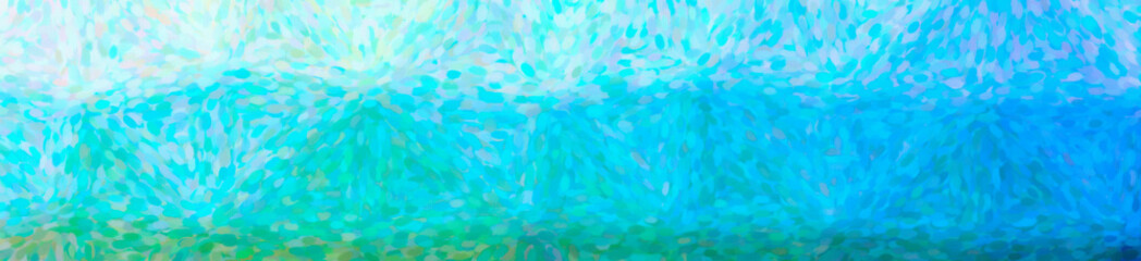Fototapeta na wymiar Abstract illustration of blue and green Impressionist Pointlilism background