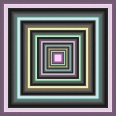 3D square modern ART. abstract colourful frame. 