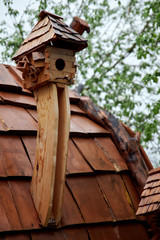 Decorative little birdhouse. Tree house