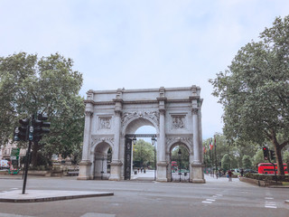 Fototapeta na wymiar Marble Arch, London 