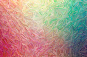 Abstract illustration of green, red Large Color Variation Oil Paint background