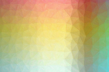 Abstract illustration of red, green, yellow and blue Impasto with soft brush background.