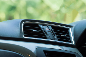 Air conditioning Car interior Allows cool air while driving.