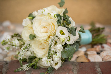 wedding bouquet of roses