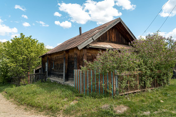 A hut in a Siberian village