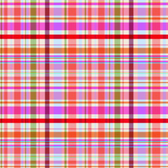 Charming seamless checkered pattern, the intersection of bright stripes, warm mauve color scheme. Great for decorating fabrics, textiles, gift wrapping design, any printed materials and advertising.