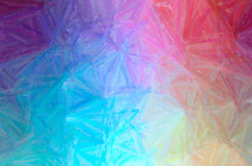 Abstract illustration of blue, red, green and yellow Long brush Strokes Pastel background