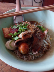 Rice Vermicelli Pork Noodles