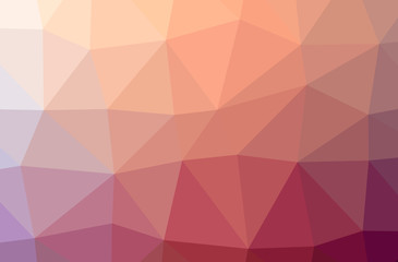 Illustration of abstract Red horizontal low poly background. Beautiful polygon design pattern.