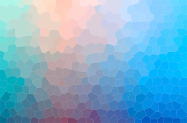 Abstract illustration of blue and orange Little Hexagon background